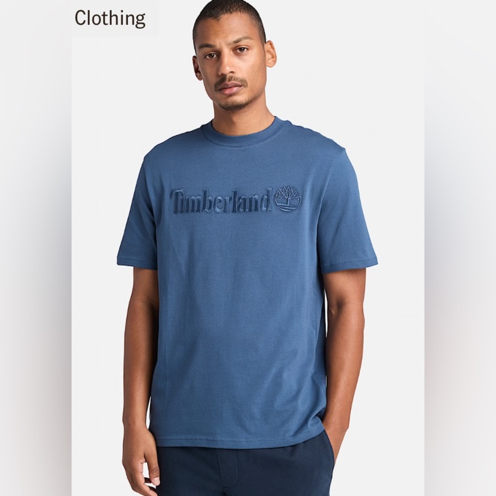 Timberland Men's Hampton Short-Sleeve T-Shirt in Dark Denim